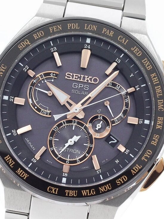 SEIKO Astron 8X53-0AV0-2/SBXB125 GPS black Dial Solar Powered Radio Men\'s_947100 main image 9